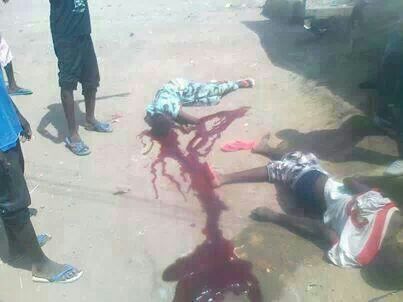 Protesters allegedly killed by Sudanese security forces. This image could not be independently verified