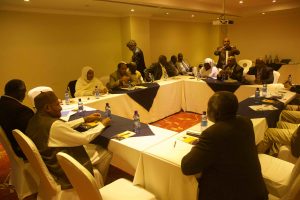 Delegates at the peace talks in Addis Ababa, Ethiopia (Nuba Reports)