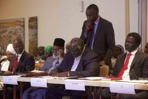 Delegates sign the roadmap (Nuba Reports)